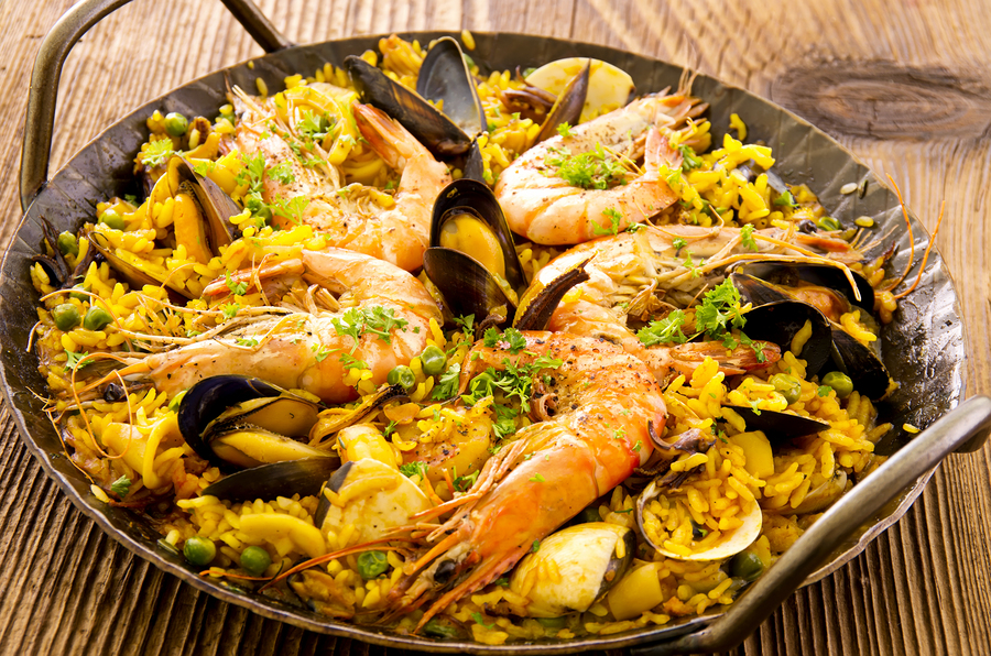 Paella de mariscos